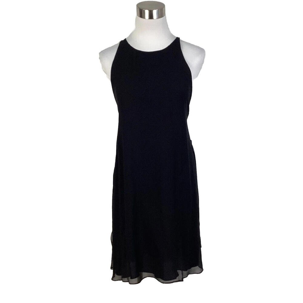 Robe Halogen Shift – Dentelle Crème Et Noire Doublée, Taille XS